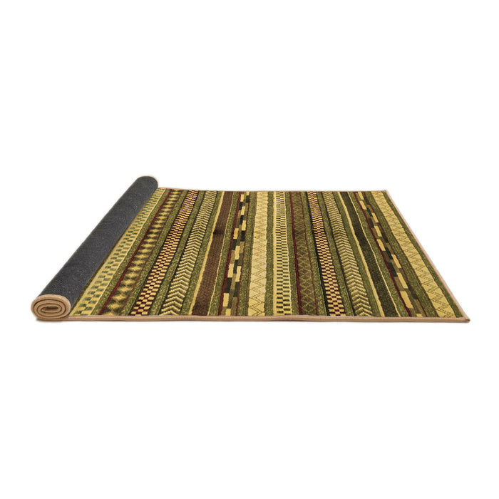 Sideview of Abstract Brown Modern Rug, abs2182brn