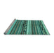 Sideview of Machine Washable Abstract Light Blue Modern Rug, wshabs2182lblu