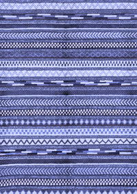 Abstract Blue Modern Rug, abs2182blu