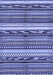 Abstract Blue Modern Rug, abs2182blu