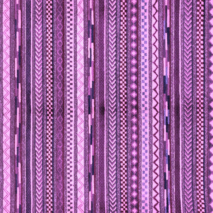 Square Machine Washable Abstract Purple Modern Area Rugs, wshabs2182pur