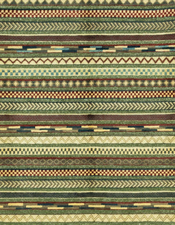 Machine Washable Abstract Avocado Green Rug, wshabs2182