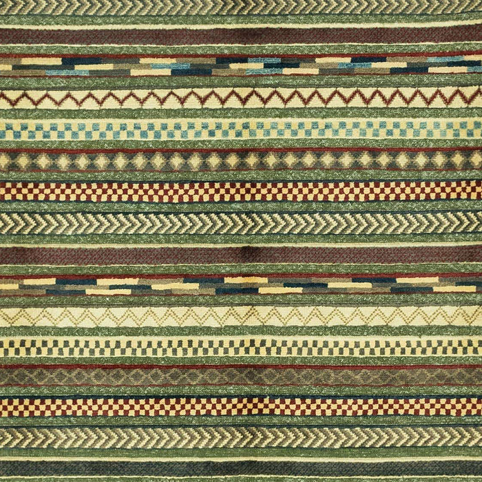 Machine Washable Abstract Avocado Green Rug, wshabs2182