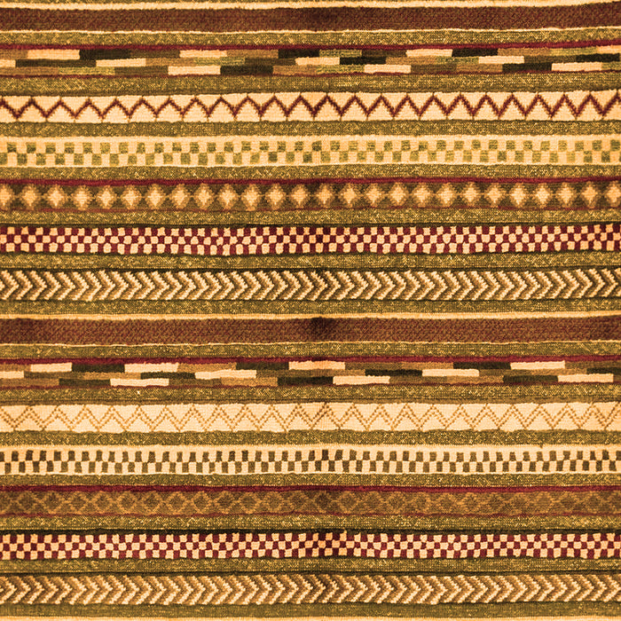 Machine Washable Abstract Orange Modern Area Rugs, wshabs2182org