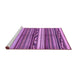 Sideview of Machine Washable Abstract Purple Modern Area Rugs, wshabs2182pur