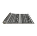 Sideview of Abstract Gray Modern Rug, abs2182gry