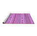 Sideview of Machine Washable Abstract Purple Modern Area Rugs, wshabs2183pur