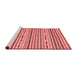 Modern Red Washable Rugs