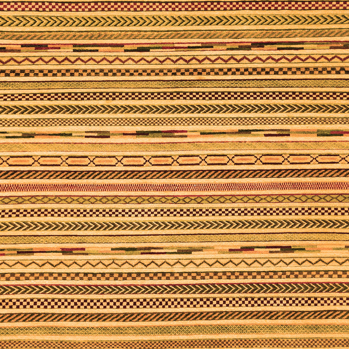 Square Machine Washable Abstract Orange Modern Area Rugs, wshabs2183org