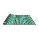 Sideview of Abstract Light Blue Modern Rug, abs2183lblu