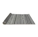 Sideview of Abstract Gray Modern Rug, abs2183gry