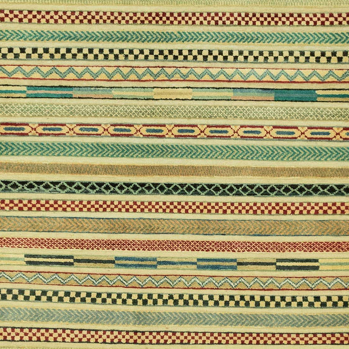 Machine Washable Abstract Metallic Gold Rug, wshabs2184