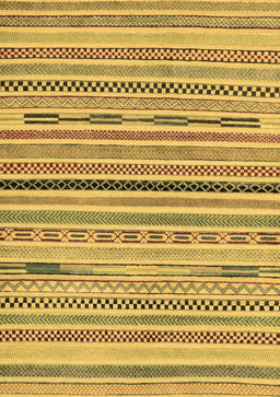 Abstract Brown Modern Rug, abs2184brn