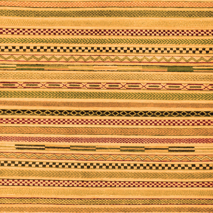 Square Machine Washable Abstract Orange Modern Area Rugs, wshabs2184org