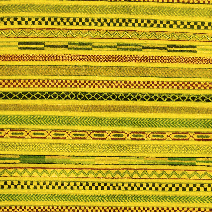 Abstract Yellow Modern Rug, abs2184yw
