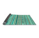 Sideview of Abstract Light Blue Modern Rug, abs2184lblu