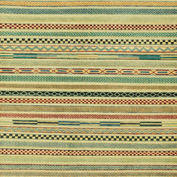 Square Abstract Metallic Gold Modern Rug, abs2184