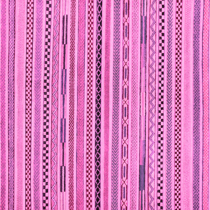 Square Abstract Pink Modern Rug, abs2184pnk