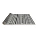 Sideview of Abstract Gray Modern Rug, abs2184gry