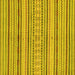 Square Abstract Yellow Modern Rug, abs2185yw