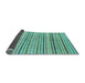 Sideview of Abstract Light Blue Modern Rug, abs2185lblu