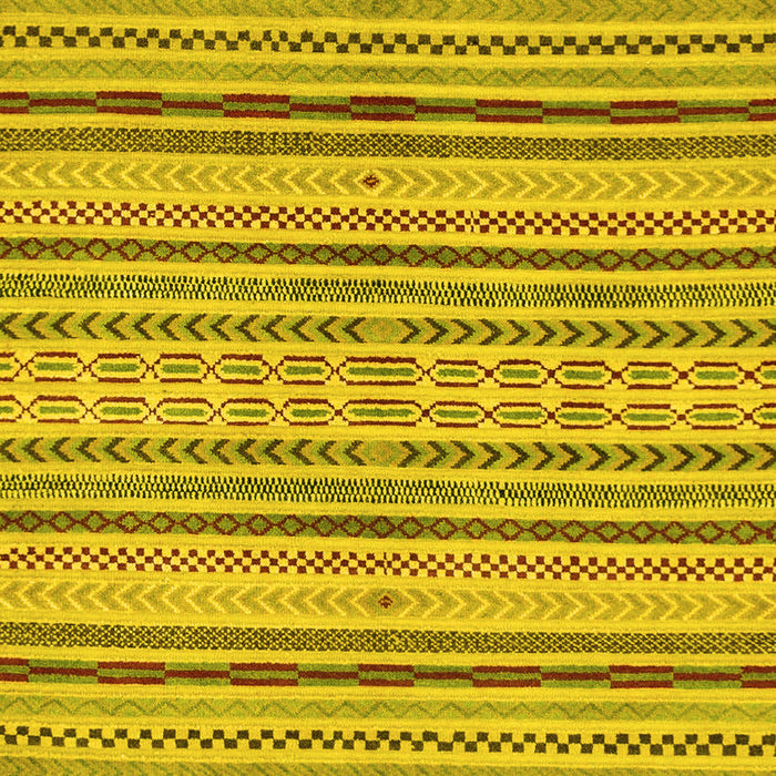 Machine Washable Abstract Yellow Modern Rug, wshabs2185yw