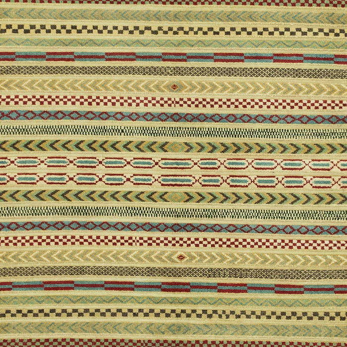 Machine Washable Abstract Metallic Gold Rug, wshabs2185