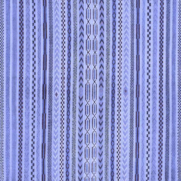 Square Abstract Blue Modern Rug, abs2185blu