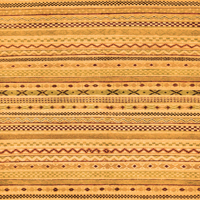 Square Machine Washable Abstract Orange Modern Area Rugs, wshabs2186org