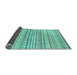 Sideview of Abstract Light Blue Modern Rug, abs2186lblu