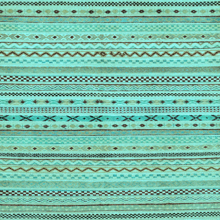 Square Machine Washable Abstract Light Blue Modern Rug, wshabs2186lblu