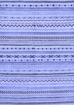 Abstract Blue Modern Rug, abs2186blu
