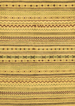Abstract Brown Modern Rug, abs2186brn