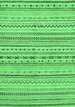 Abstract Emerald Green Modern Rug, abs2186emgrn