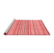 Modern Red Washable Rugs