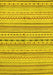 Abstract Yellow Modern Rug, abs2186yw