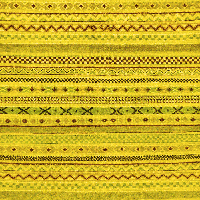 Abstract Yellow Modern Rug, abs2186yw