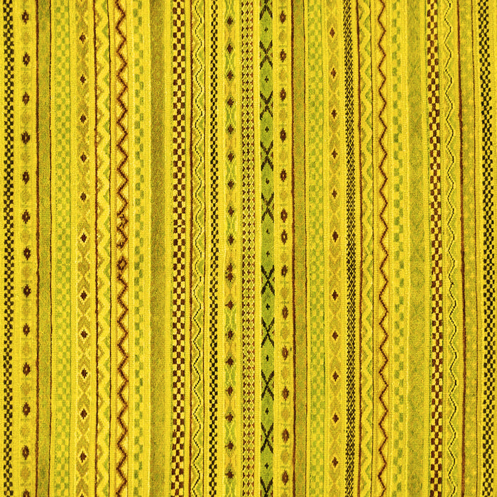 Square Machine Washable Abstract Yellow Modern Rug, wshabs2186yw