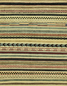 Abstract Metallic Gold Modern Rug, abs2187