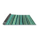 Sideview of Abstract Light Blue Modern Rug, abs2187lblu