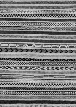 Abstract Gray Modern Rug, abs2187gry