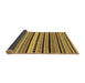 Sideview of Abstract Brown Modern Rug, abs2187brn