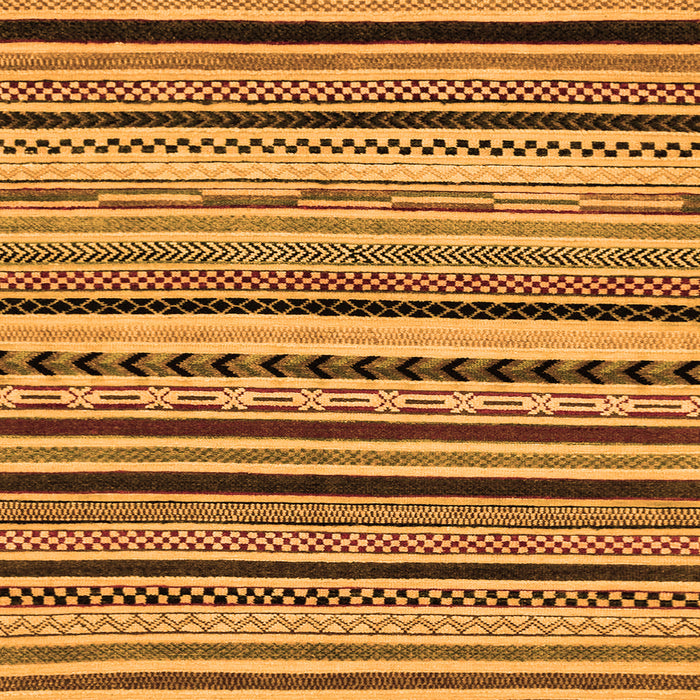 Square Machine Washable Abstract Orange Modern Area Rugs, wshabs2187org