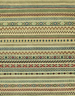 Abstract Oak Brown Modern Rug, abs2188