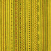 Square Abstract Yellow Modern Rug, abs2188yw