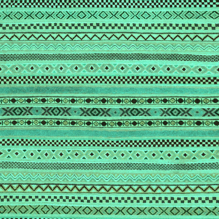 Machine Washable Abstract Turquoise Modern Area Rugs, wshabs2189turq