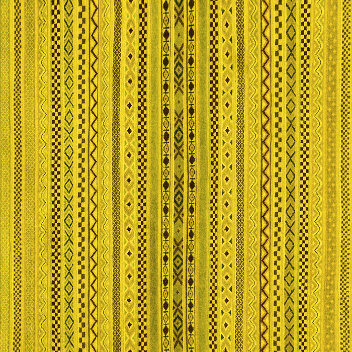 Square Machine Washable Abstract Yellow Modern Rug, wshabs2189yw