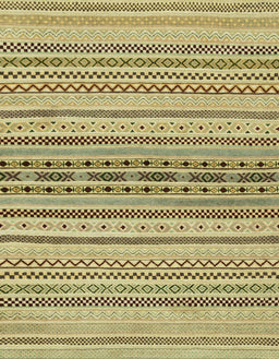 Abstract Metallic Gold Modern Rug, abs2189