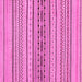 Square Machine Washable Abstract Pink Modern Rug, wshabs2189pnk