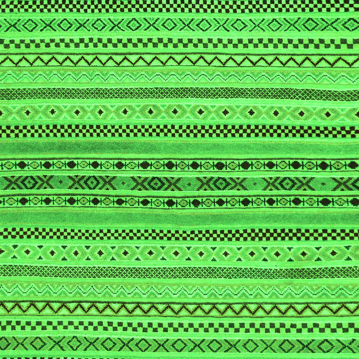 Machine Washable Abstract Green Modern Area Rugs, wshabs2189grn